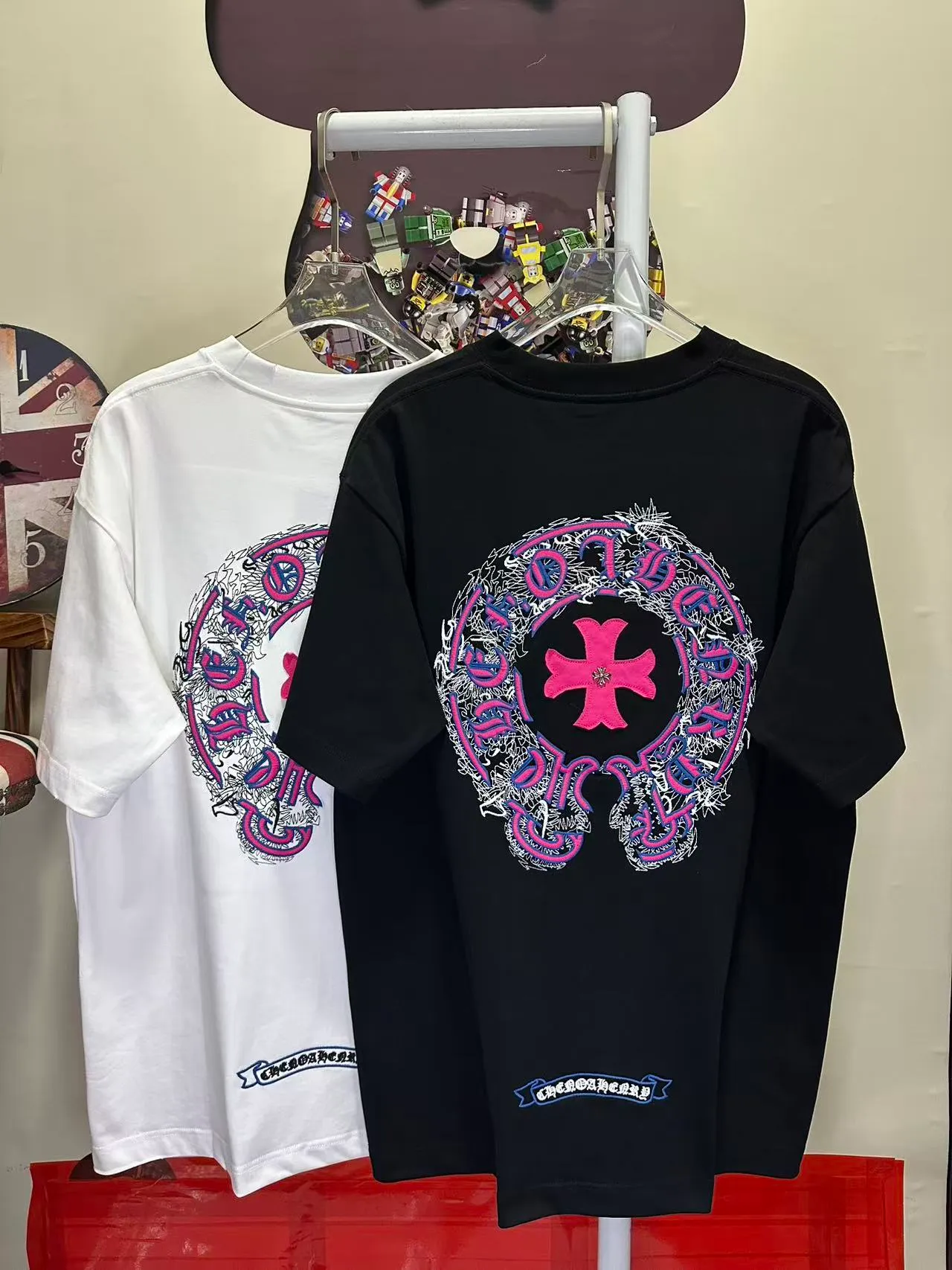 L 26860# Come Hearts ⌚️ （ ） ：20 🪡 + + ：Black White SIZE：S-XXL